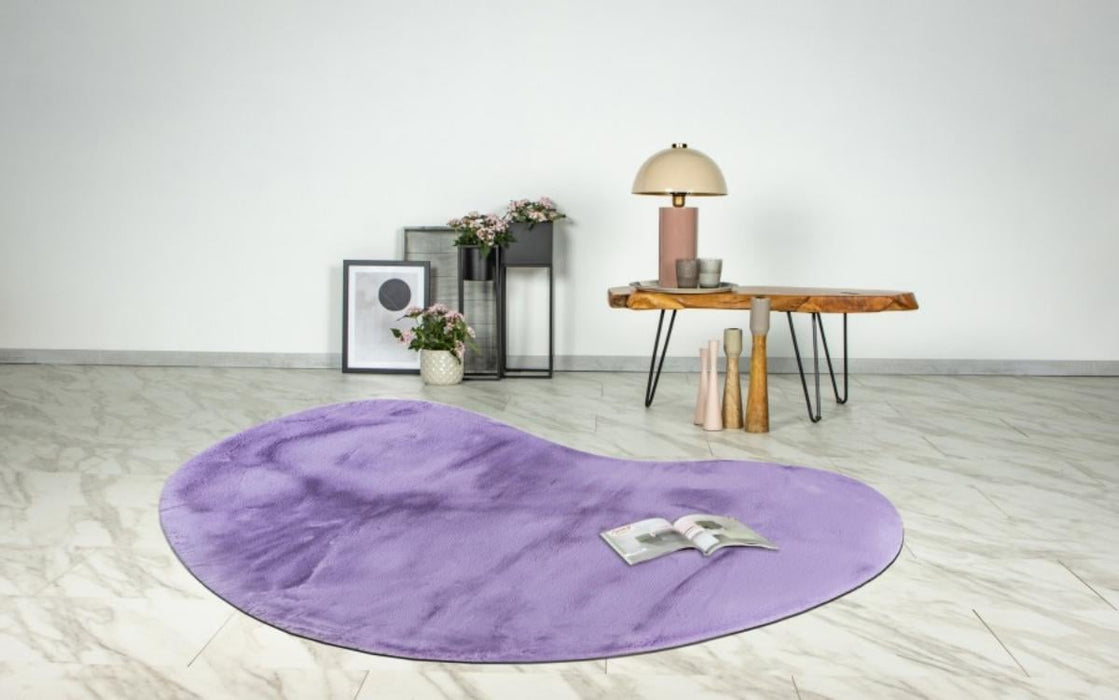 HEAVEN CARPET 160/230CM KIDNEY LAVENDER