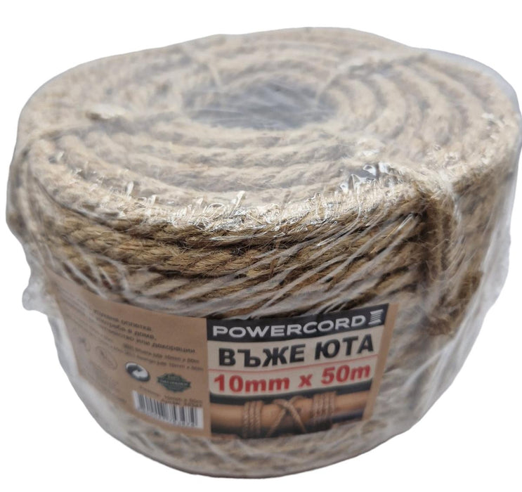 JUTE ROPE 10MM X 50M