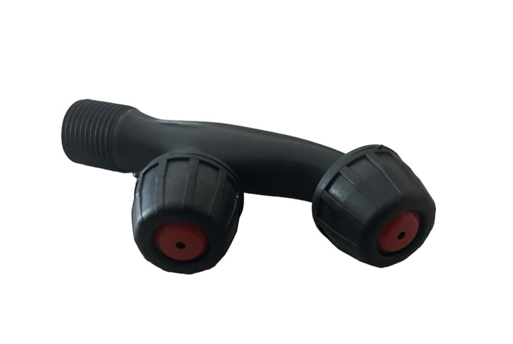 DOUBLE NOZZLE WITH EXTERNAL THREAD