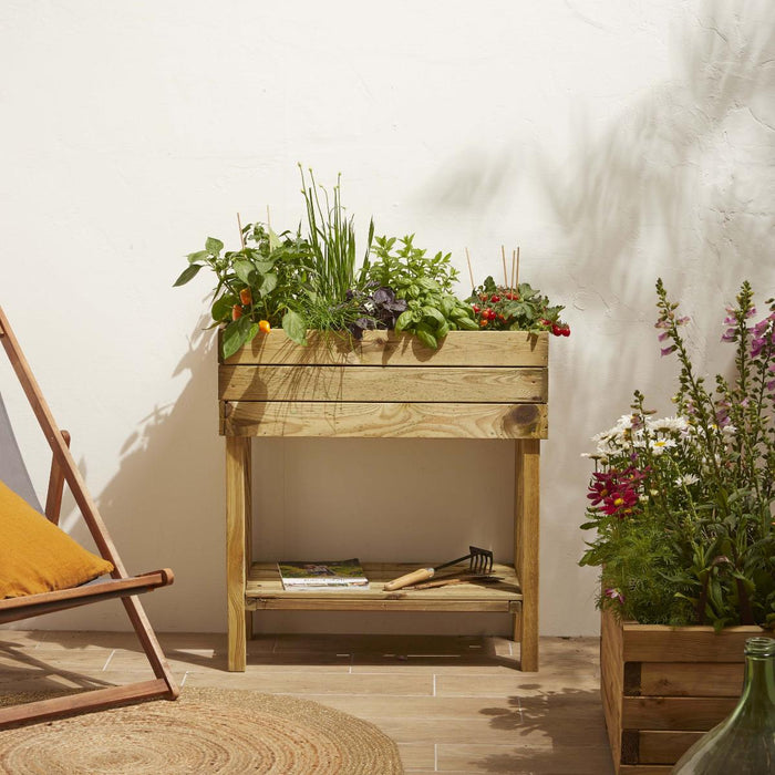 VEGETABLE GARDEN BOX 80X40X87CM