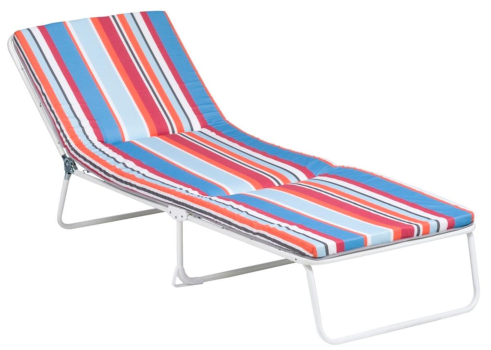 CAMPING FOLDABLE BED WITH 4CM MATTRESS