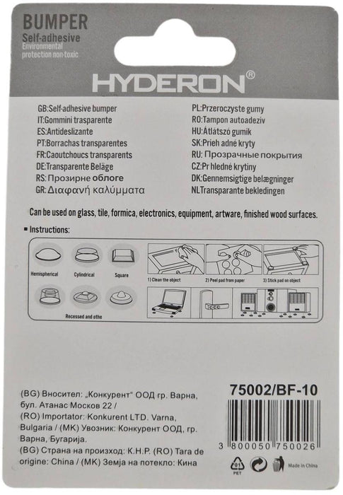 BUFFER BF-10 10.0*1.5 25 NUMBERS HYDERON