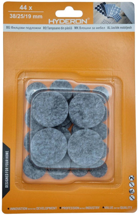 FELT PAD PFM-44 ROUND MIX 44 PCS