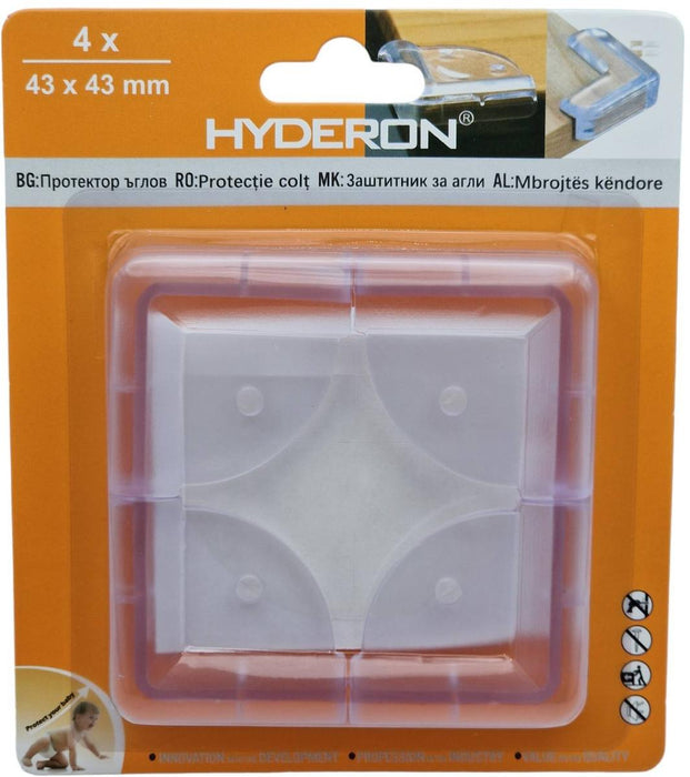 PROTECT CORNER HBS-43 43MM TRANSPARENT 4PCS.