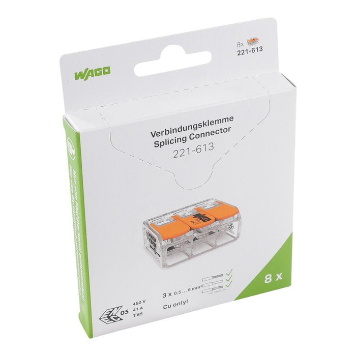 SPLIT TERMINAL 8PCS 3X0.5-6MM2 WAGO