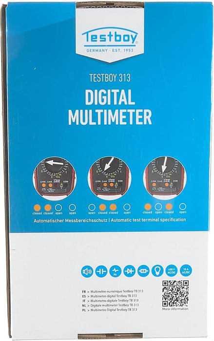 DIGITAL MULTISET WITH PROTECTION TESTBOY313