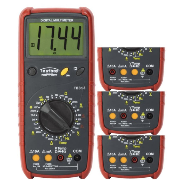 DIGITAL MULTISET WITH PROTECTION TESTBOY313