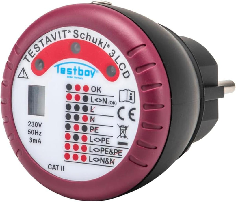 CONTACT TESTER TESTBOY SCHUKI 3 LCD