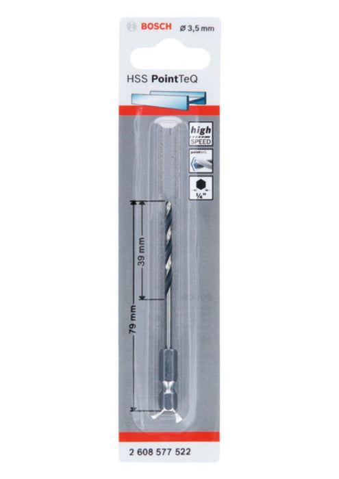 DRILL METAL 3.5MM HEX POINTTEQ BOSCH