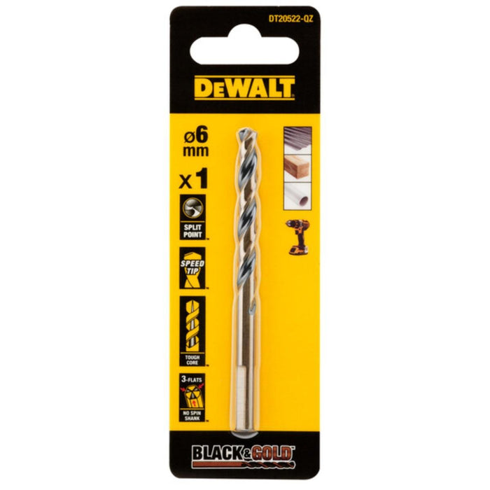 DEWALT 6.0MM METAL DRILL