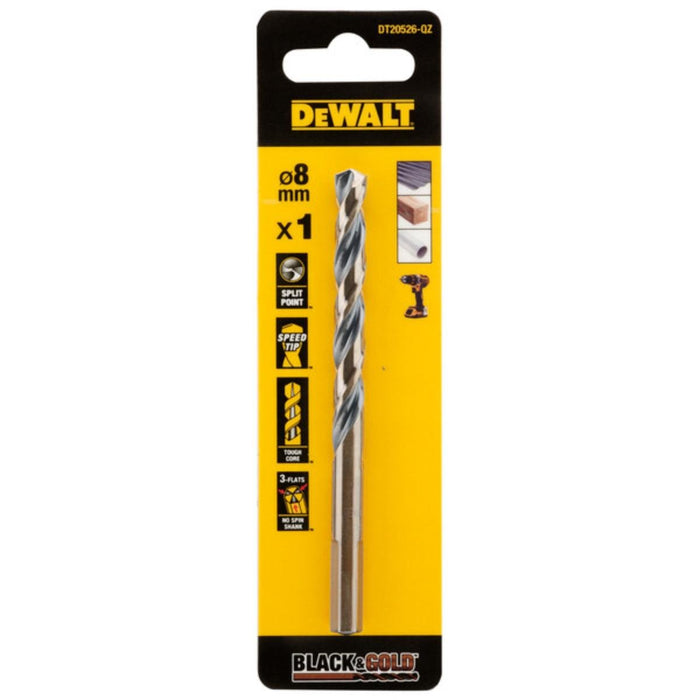 METAL DRILL BIT 8.0MM DEWALT