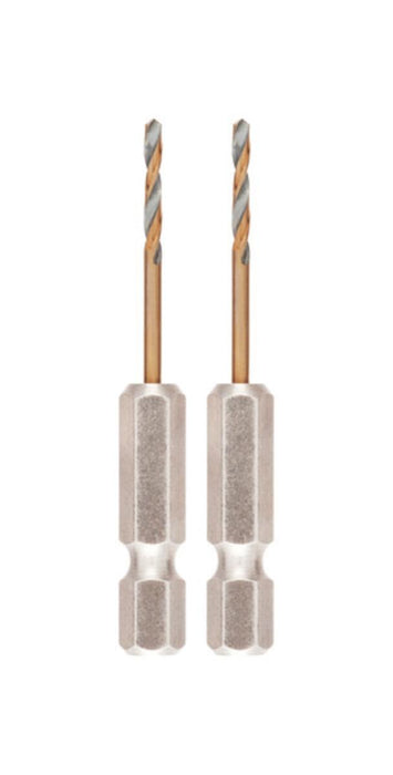DRILL FOR METAL 2.0MM HEX DEWALT 2PCS