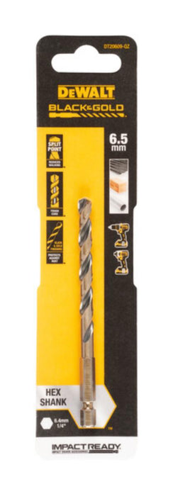 METAL DRILL 6.5MM HEX DEWALT