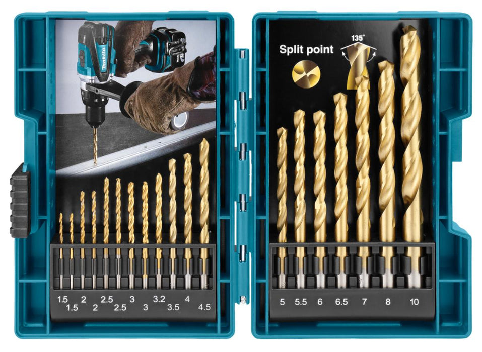 MAKITA METAL DRILL SET 19PCS