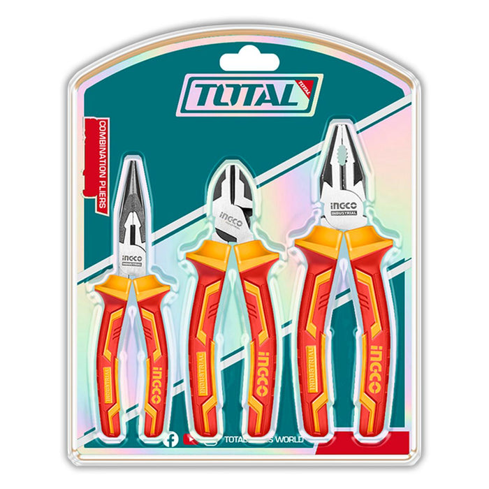 SET OF PLIERS 1000V 3 PIECES TOTAL