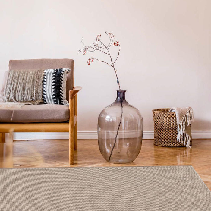 FLAX CARPET BROWN 120X170 CM