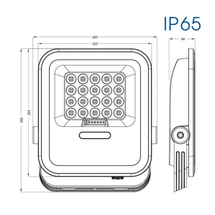 LED SOLAR FLOODLIGHT HECTOR 100W 6400K