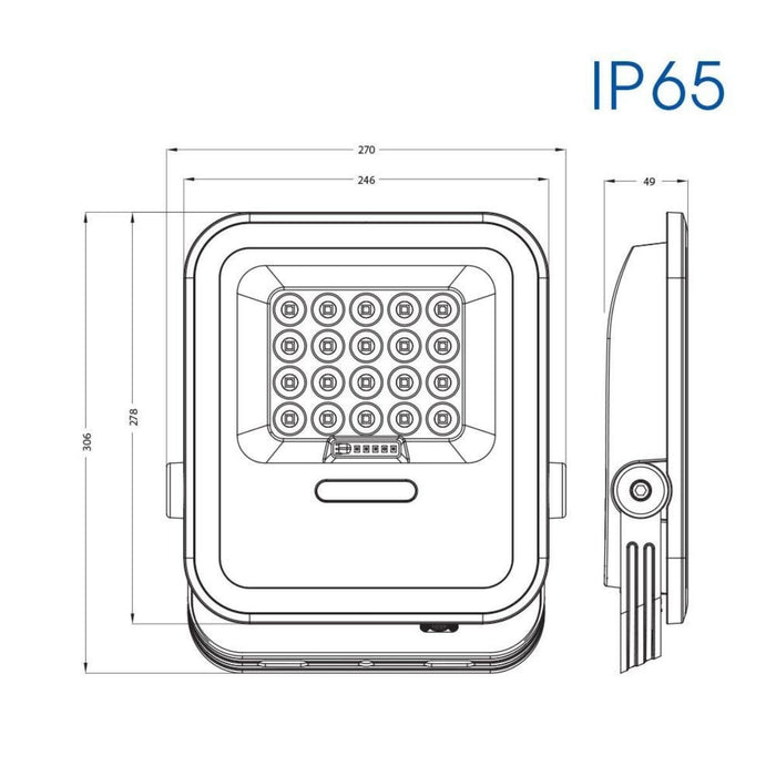 LED SOLAR FLOODLIGHT HECTOR 200W 6400K