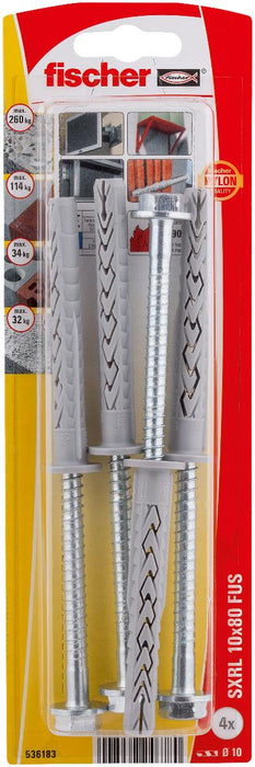 FRAME DOWEL DUOXPAND FUSK Ф10Х80MM 4PCS
