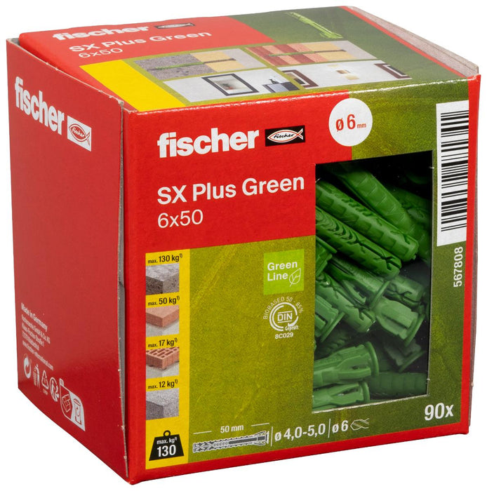 UNIVERSAL DOWEL SX PLUS GR Ф6X50MM