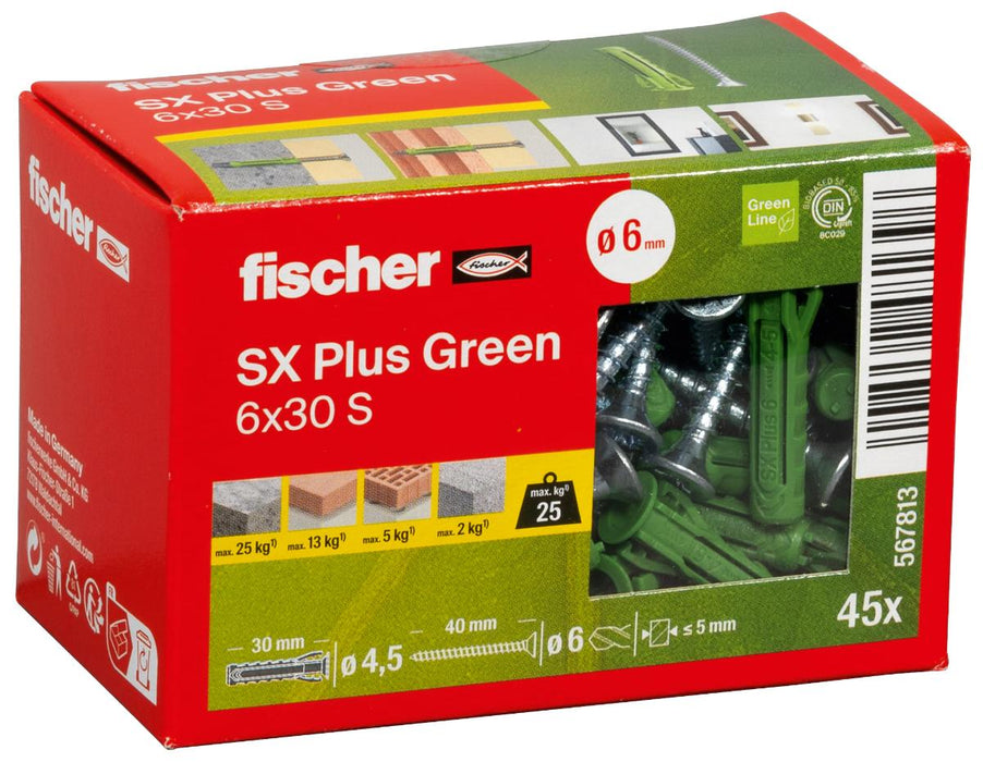 UNIVERSAL DOWEL SX PLUS GR Ф6X30MM