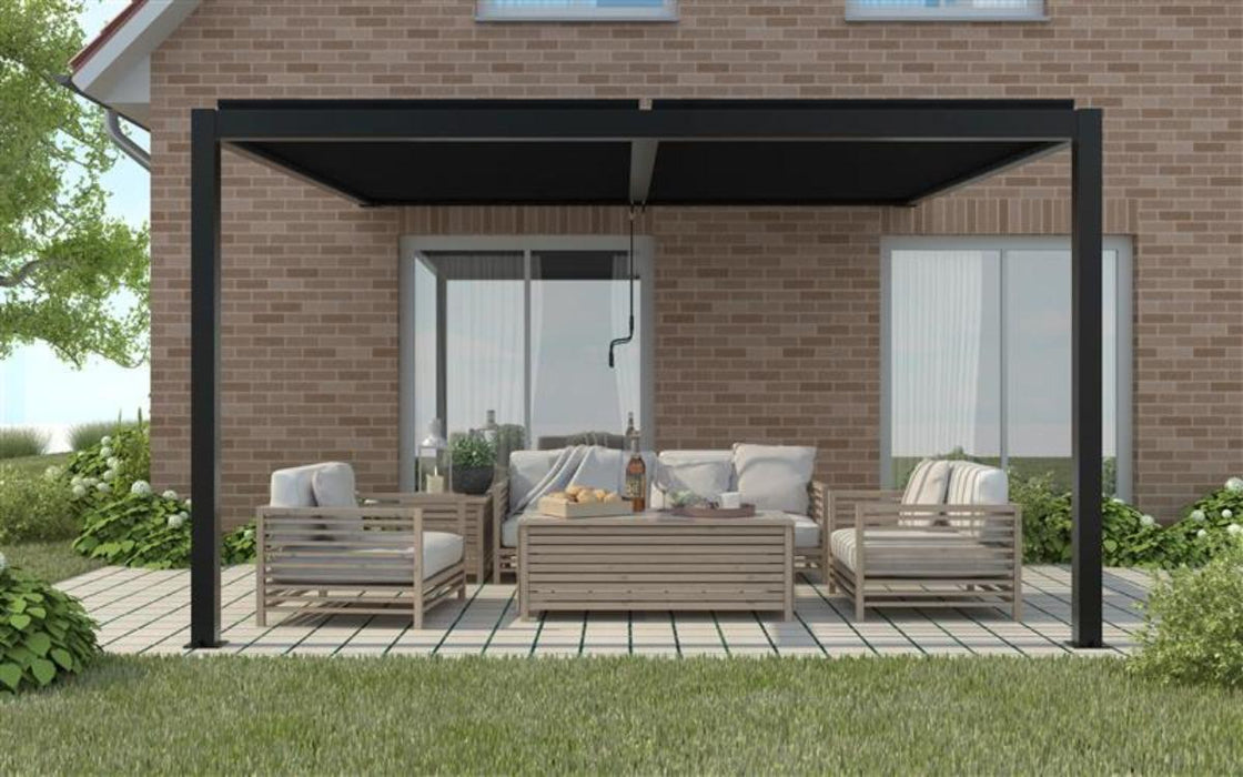 WALL-MOUNTED PERGOLA LUXE 3X4M