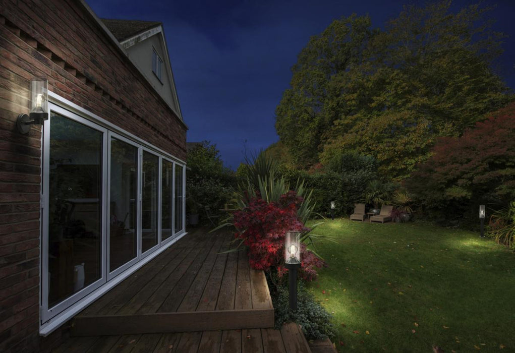 OUTDOOR WALL LAMP AMBER 1XE27 IP44