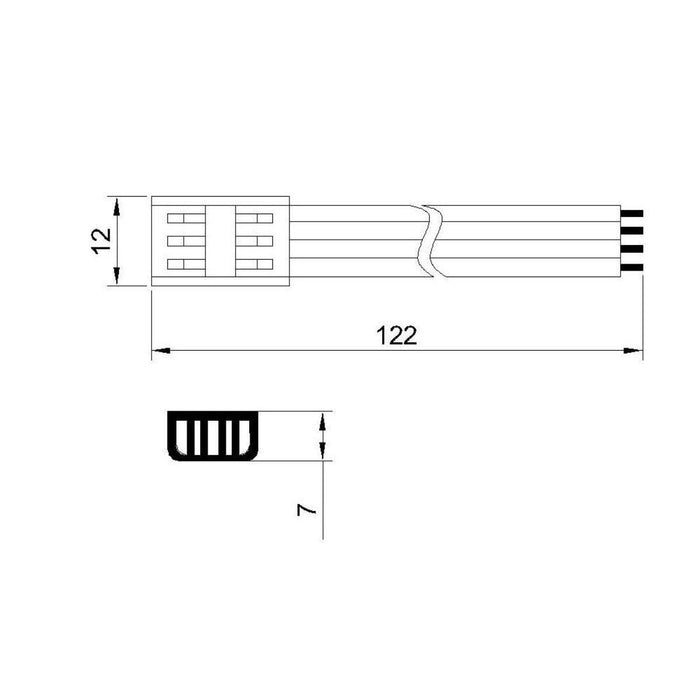 CONNECTING ELEMENT FOR LED STRIPS 10CM