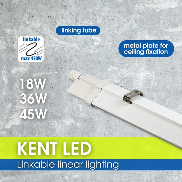 LED LIGHT KENT 18W 1530LM IP65 60CM