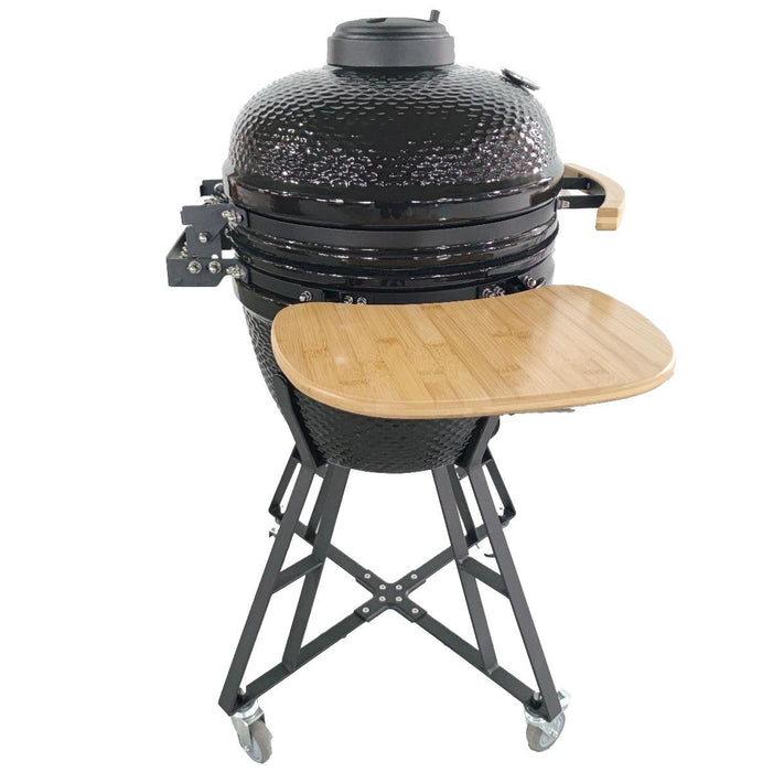 CERAMIC BARBECUE KAMADO BLACK 48CM