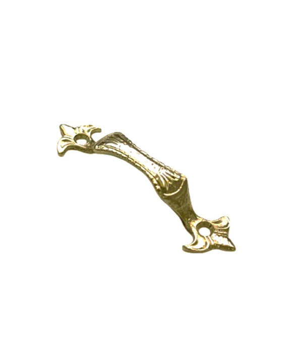 FURNITURE HANDLE 64 MM ARC BRASS 263