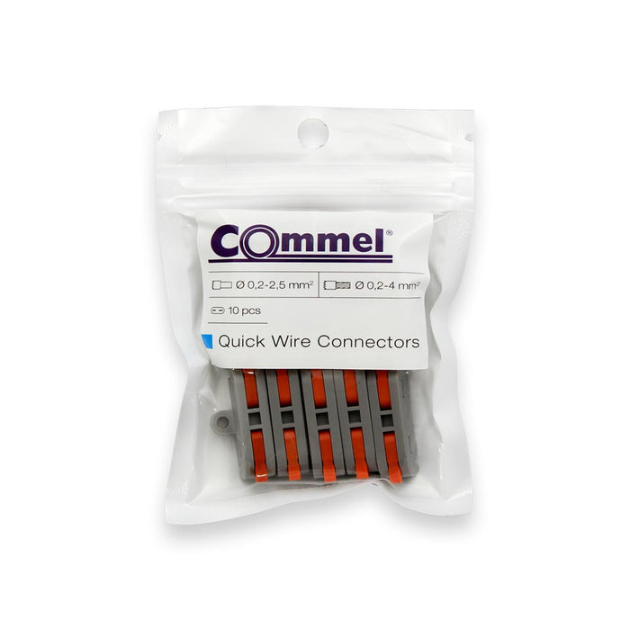 QUICK CONNECTOR 1P/1X0.2-4MM2 COMMEL