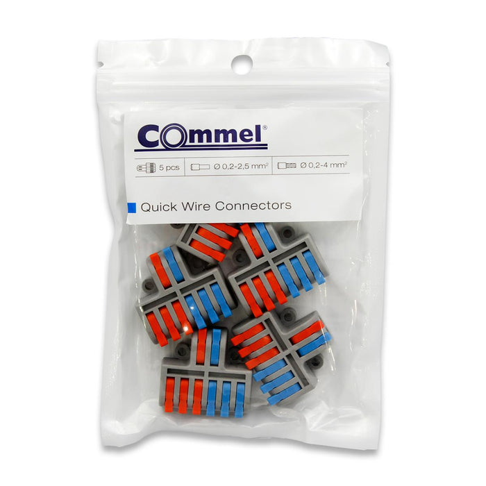 QUICK CONNECTOR 2P/6X0.2-4MM2 COMMEL