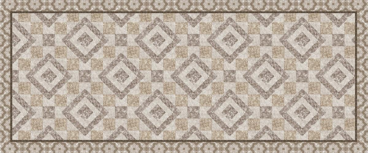 VINYL MAT 50/120CM RHOMBE BEIGE
