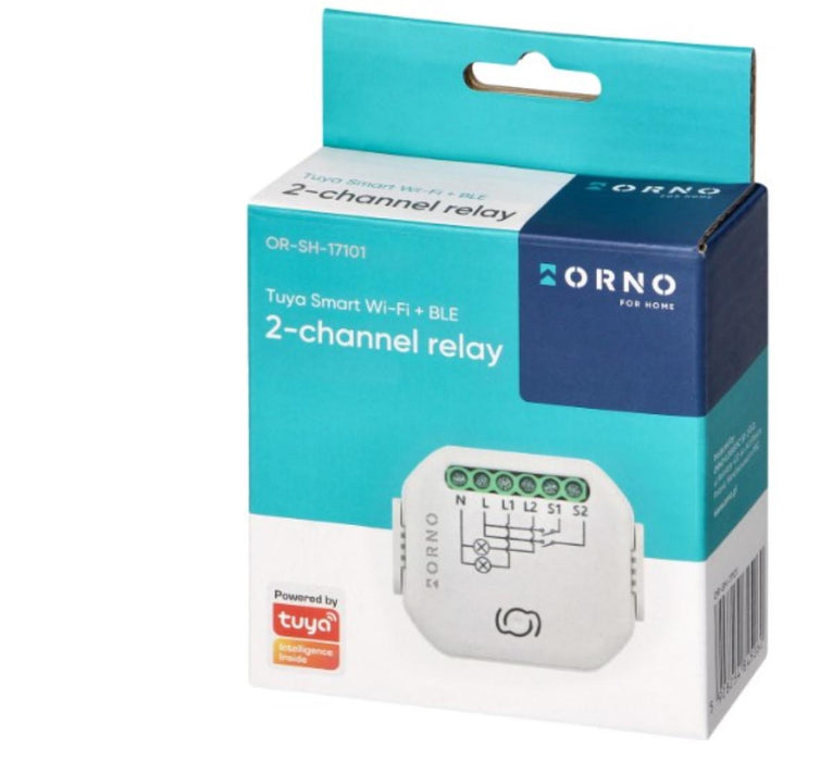 SMART RELAY 2 CHANNEL TUYA SMART WI-FI+BLE