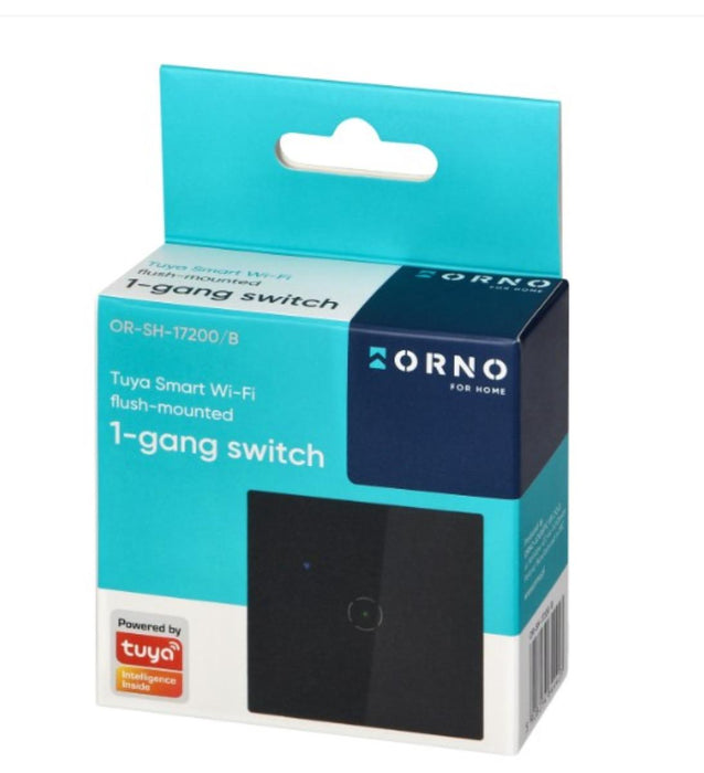 TUYA SMART WI-FI SINGLE-POLE SWITCH BLACK
