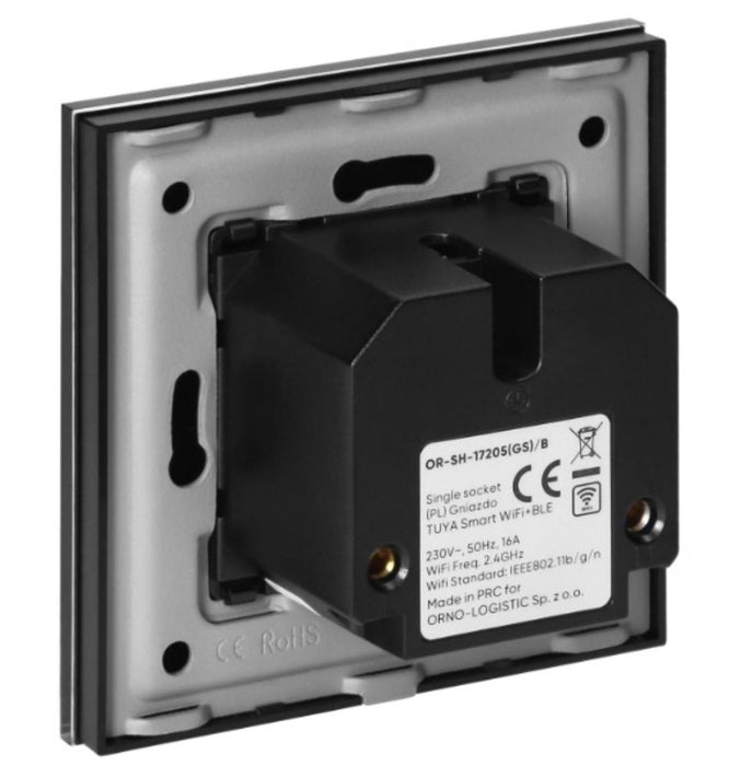 TUYA SMART WI-FI BLACK SOCKET
