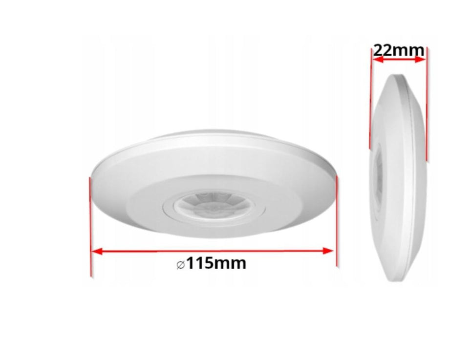 PIR MOTION SENSOR 2.5CM 360°TUYA SMART