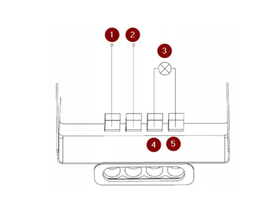 PIR MOTION SENSOR 2.5CM 360°TUYA SMART