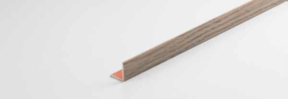 PVC CORNER PROFILE 19.5X19.5MM/1M OAK