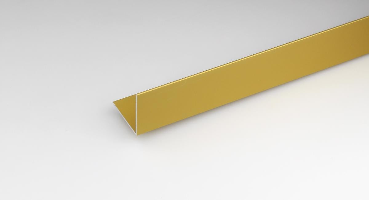 ALUMINUM CORNER PROFILE 20X20MM/1M GOLD