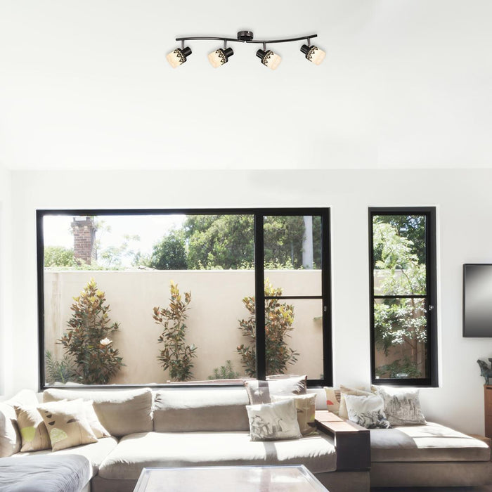 SPOT LACEY E14 4MAX 40W BLACK/WHITE/CHROME