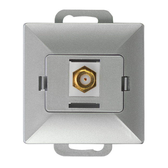 CONTACT TV F CONNECTOR PEARL SILVER