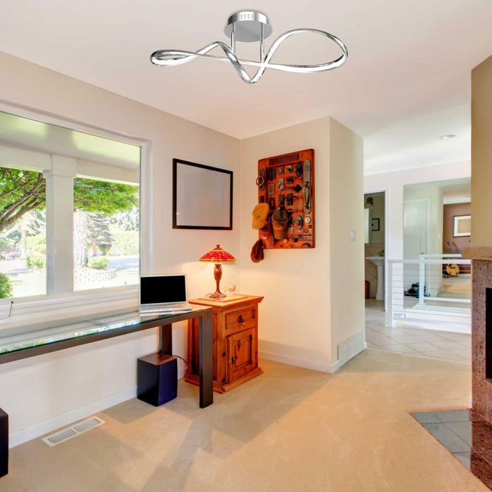 LED CEILING LIGHTS ETERNITY 36W CHROME