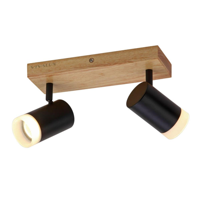 SPOT BENITO 2XGU10 BLACK