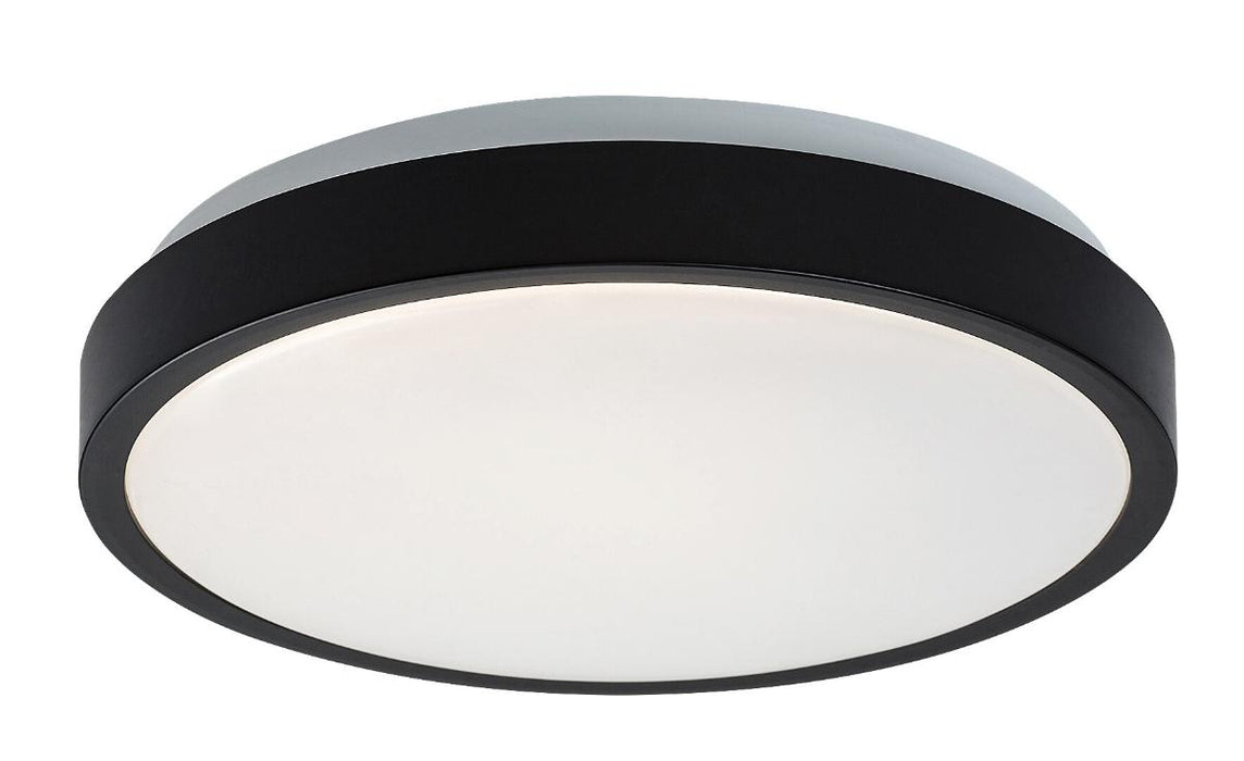 BATHROOM CEILING LIGHT SAMIRA 18W ROUND BLACK