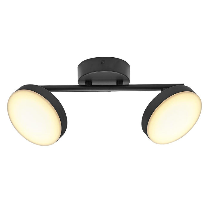 LED SPOTLIGHT MOON 2X10.5W 3000K BLACK