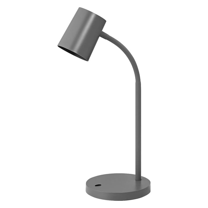 TABLE LAMP DESK TRAPEZIUM GU10 GRAY