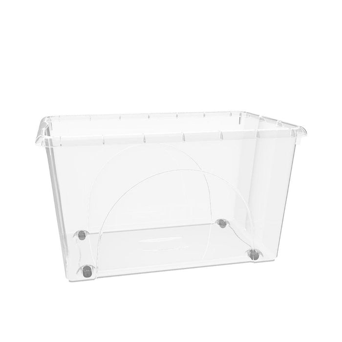 BOX WITH WHEELS DUNE 60L TRANSPARENT