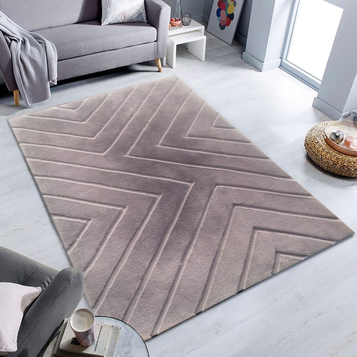 CARPET BAMBI 3D BROWN-TAUPE 120X160CM
